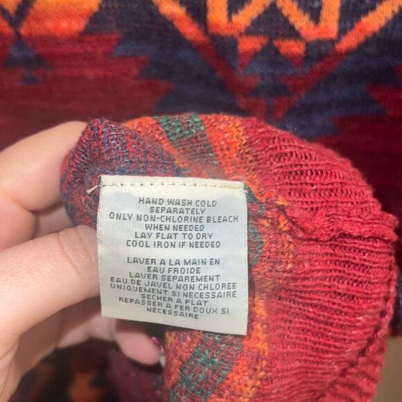 ✨Ralph Lauren Denim & Supply Printed Crew Neck Sz Large Pullover✨ - Picture 7 of 7